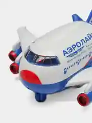 Машина Технопарк САМОЛЕТ аэролайн, 10 см, инерция, металл