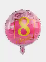 Золотой фольгированные шары сердце  "8 марта", "Люблю", 45 см