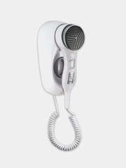 Фен для волос настенный KSITEX F-1400 WC, 1400Вт, 2 скорости, белый