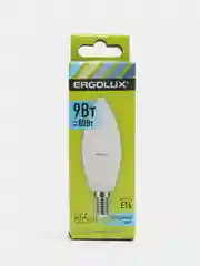 Лампа светодиодная Ergolux Е14, 9 Вт, "Свеча" LED-C35-9W-E14