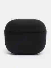 Черный чехол на Apple AirPods 3 поколения для беспроводных наушников КАРТОФАН силиконовый тонкий