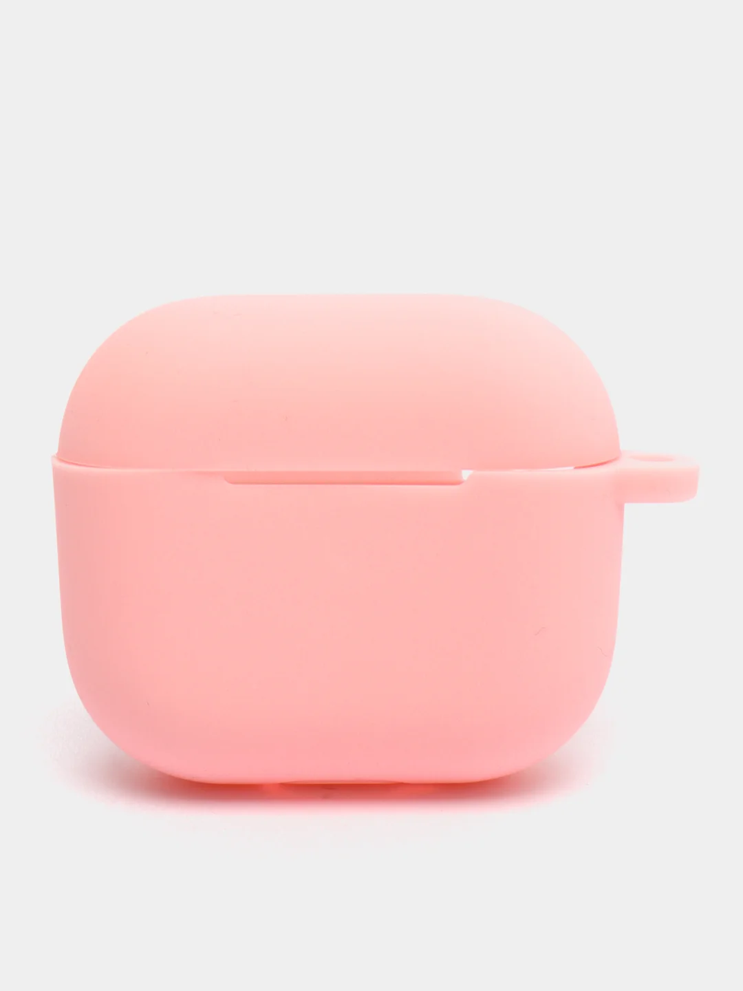 Розовый чехол на Apple AirPods 3 поколения для беспроводных наушников КАРТОФАН силиконовый тонкий