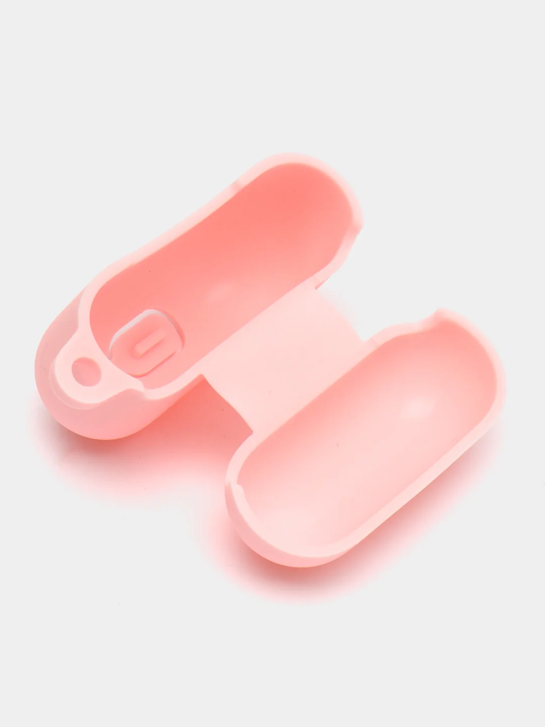 Розовый чехол на Apple AirPods 3 поколения для беспроводных наушников КАРТОФАН силиконовый тонкий