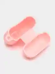 Розовый чехол на Apple AirPods 3 поколения для беспроводных наушников КАРТОФАН силиконовый тонкий