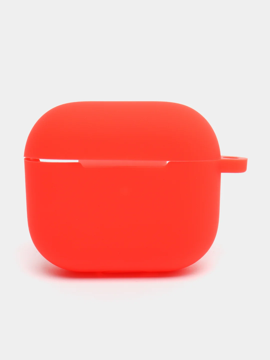 Красный чехол на Apple AirPods 3 поколения для беспроводных наушников КАРТОФАН силиконовый тонкий
