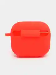 Красный чехол на Apple AirPods 3 поколения для беспроводных наушников КАРТОФАН силиконовый тонкий