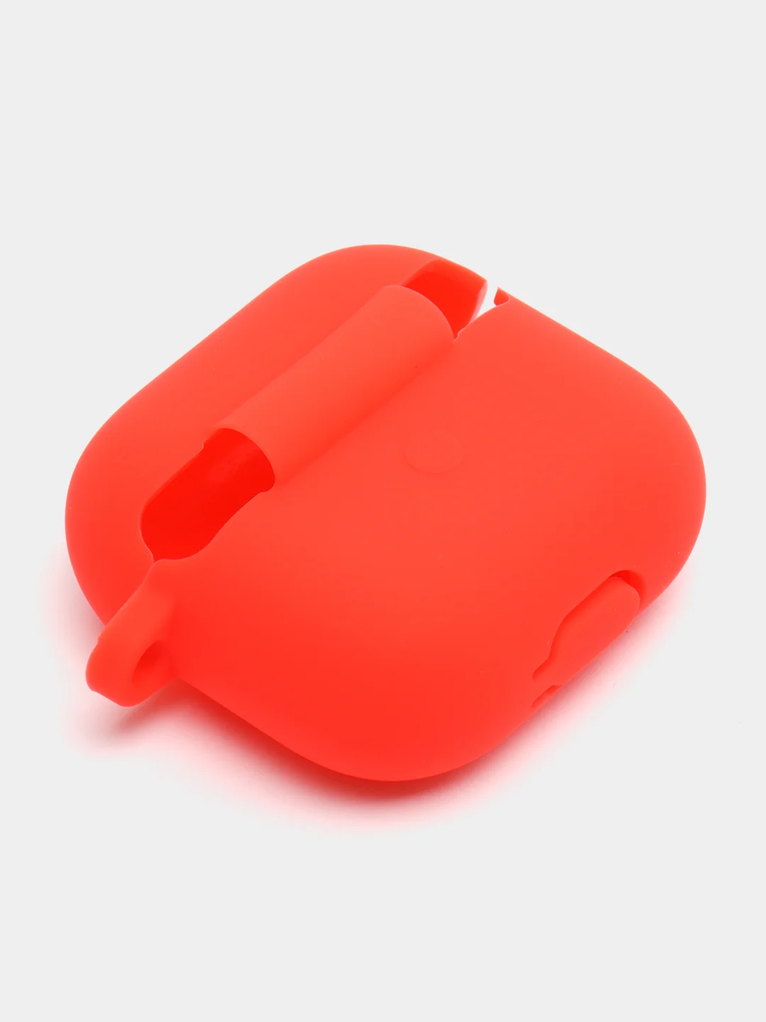 Красный чехол на Apple AirPods 3 поколения для беспроводных наушников КАРТОФАН силиконовый тонкий