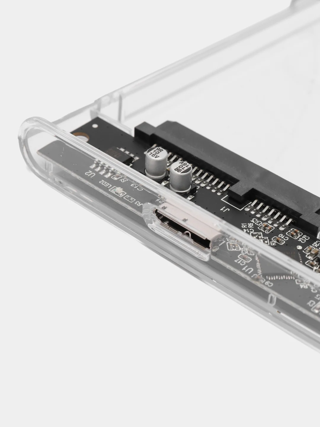 Прозрачный прозрачный кейс для жесткого диска USB 3.0 с форм фактором 2,5