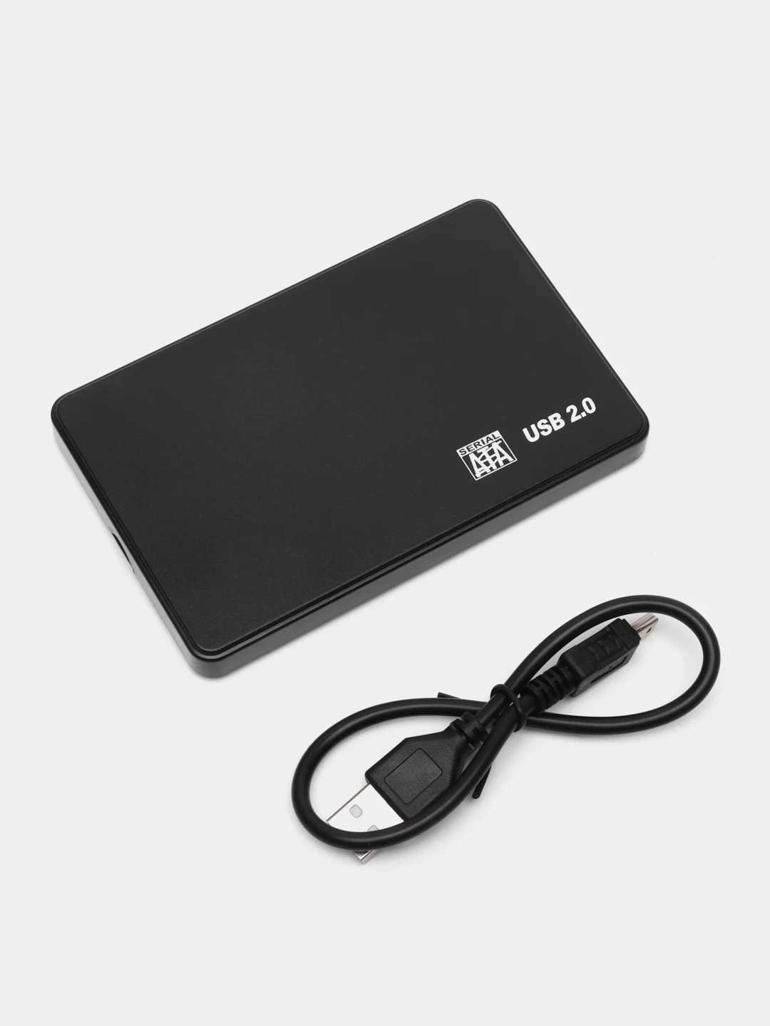 Черный кейс для жесткого диска USB 2.0