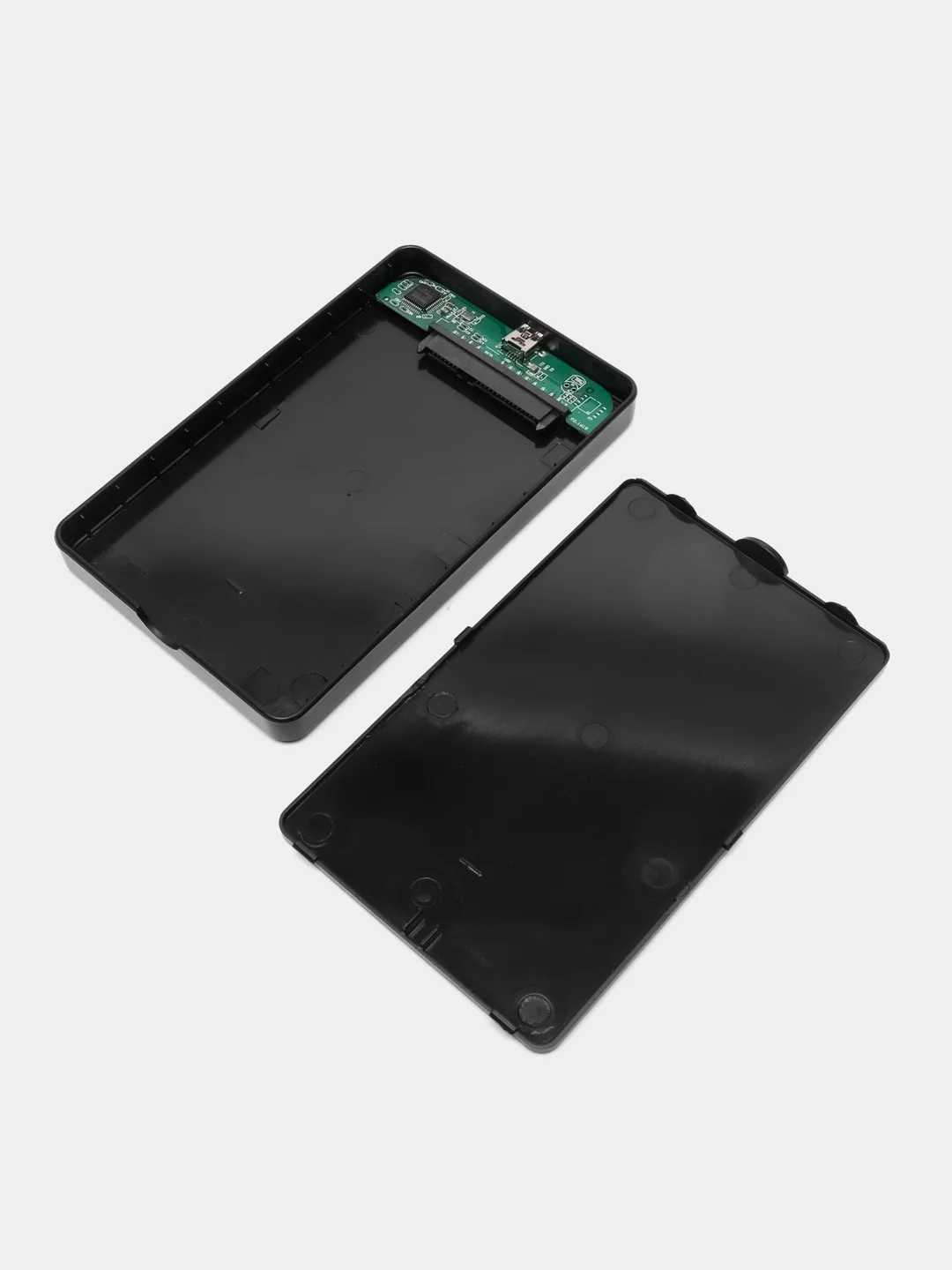 Черный кейс для жесткого диска USB 2.0