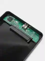 Черный кейс для жесткого диска USB 2.0