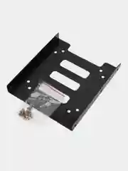 Кронштейн металлический для жестких дисков SSD, HDD 2,5, для отсека 3,5