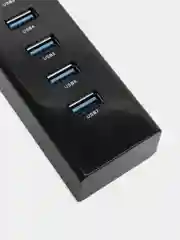 Черный разветвитель USB 3.0