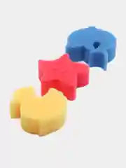 Разноцветный детская мочалка для тела, губка для малышей