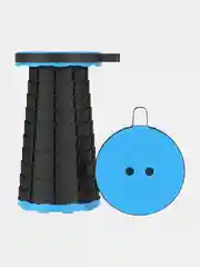 Голубой стул мобильный, складной, телескопический, POP-UP