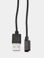 Черный кабель зарядки для смарт часов 2 pin 4мм