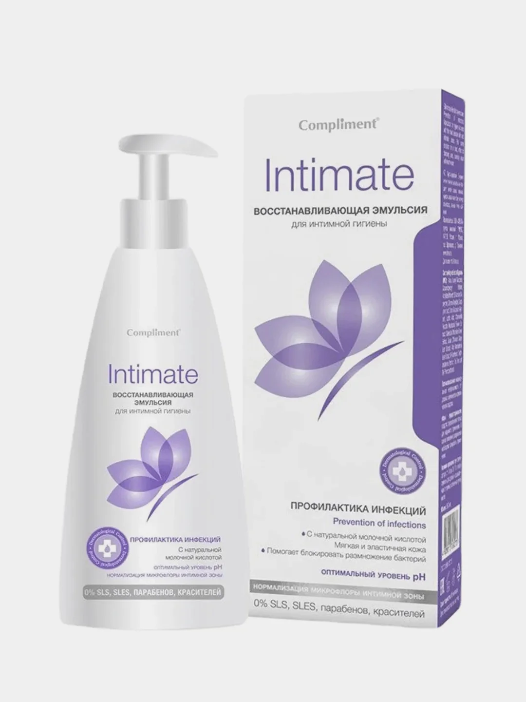 Compliment INTIMATE Восстанавливающая Эмульсия для интимной гигиены 250 мл