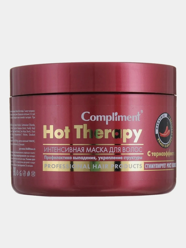 Compliment Маска для волос Hot Therapy профилактика выпадения, укрепление структуры 500 мл