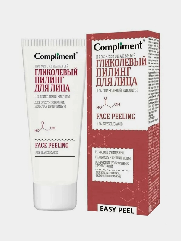 Compliment «Easy Peel» профессиональный гликолевый пилинг для лица, 80мл