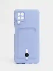 Чехол с карманом для Samsung A12, A13, A33, A23, A53 с защитой камеры однотонный