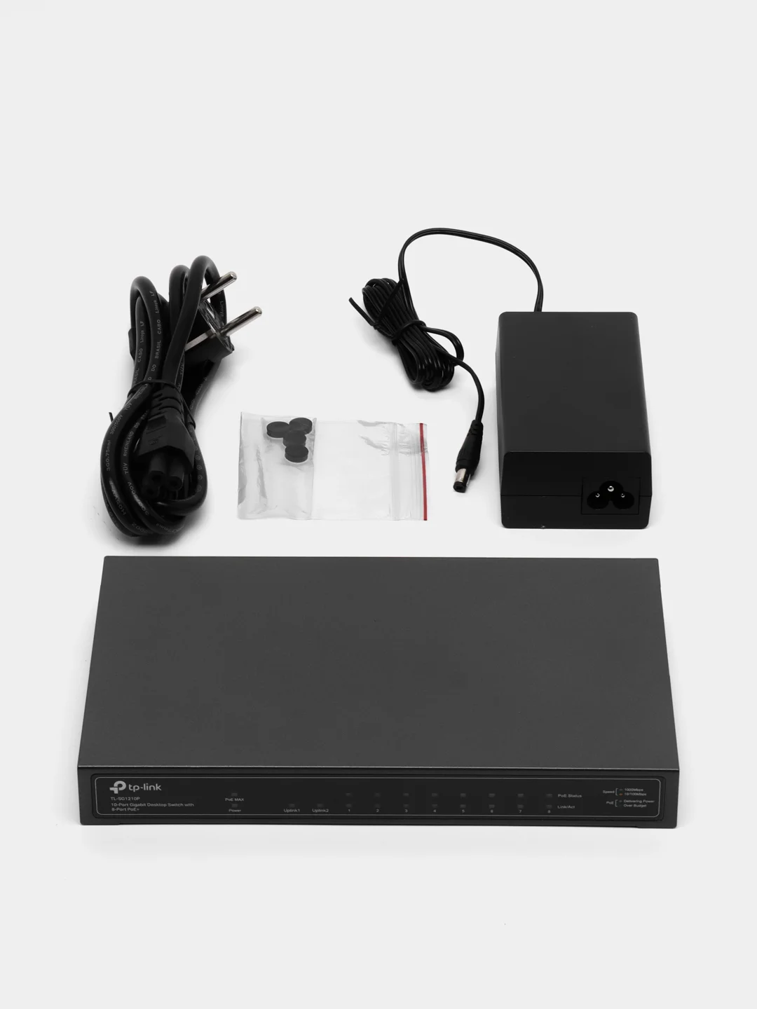 TP-Link TL-SG1210P неуправляемый, 10-портовый, гигабитный коммутатор, с 8 портами PoE+