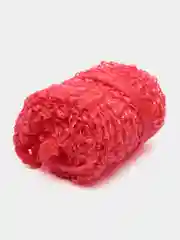Тёмно-розовый мочалка для тела вязаная, цветная