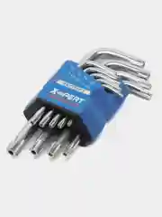 Набор имбусовых ключей TORX (ТОРКС), звездочки с отверстием, 9 предметов, 10-50 мм