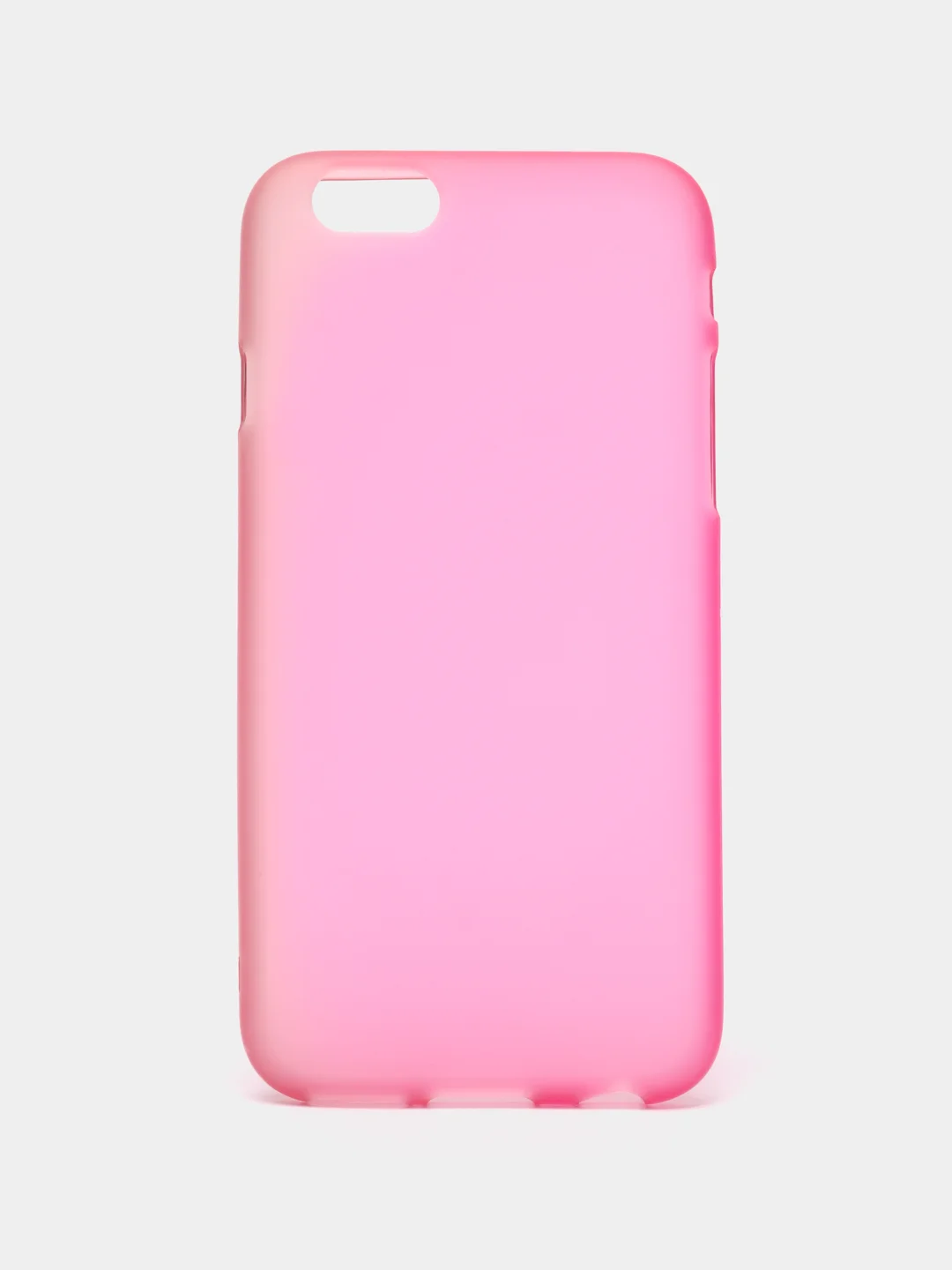 Розовый силиконовый чехол-накладка для iPhone 6 / 6S