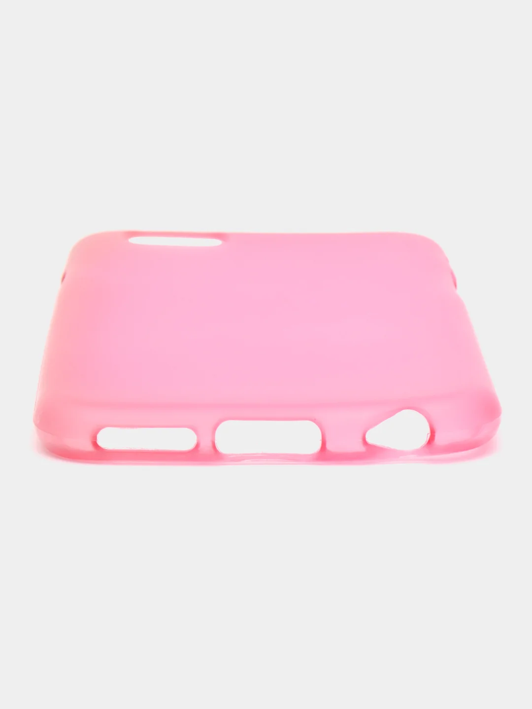 Розовый силиконовый чехол-накладка для iPhone 6 / 6S