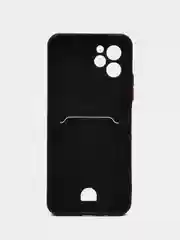 Черный чехол для Huawei Nova Y61, с защитой камеры и карманом для пластиковой карты
