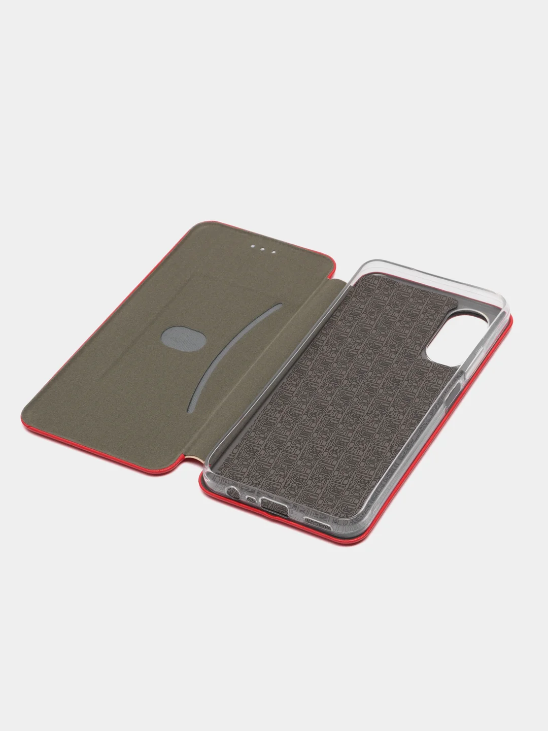 Алый чехол-книжка для OPPO A18 / OPPO A38 /  OPPO A17 / A17k