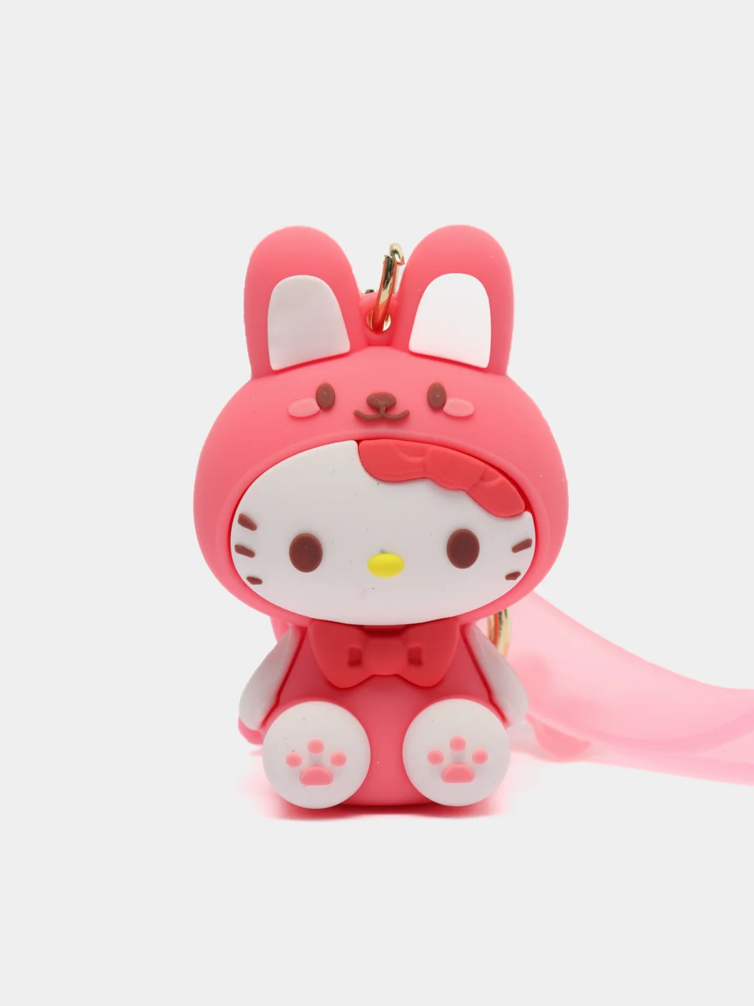 Багровый брелок My Melody, Kuromi, Sinnamoroll, Hello Kitty