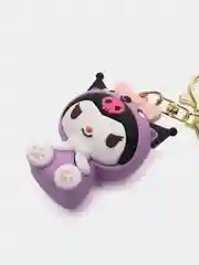 Бежевый брелок My Melody, Kuromi, Sinnamoroll, Hello Kitty