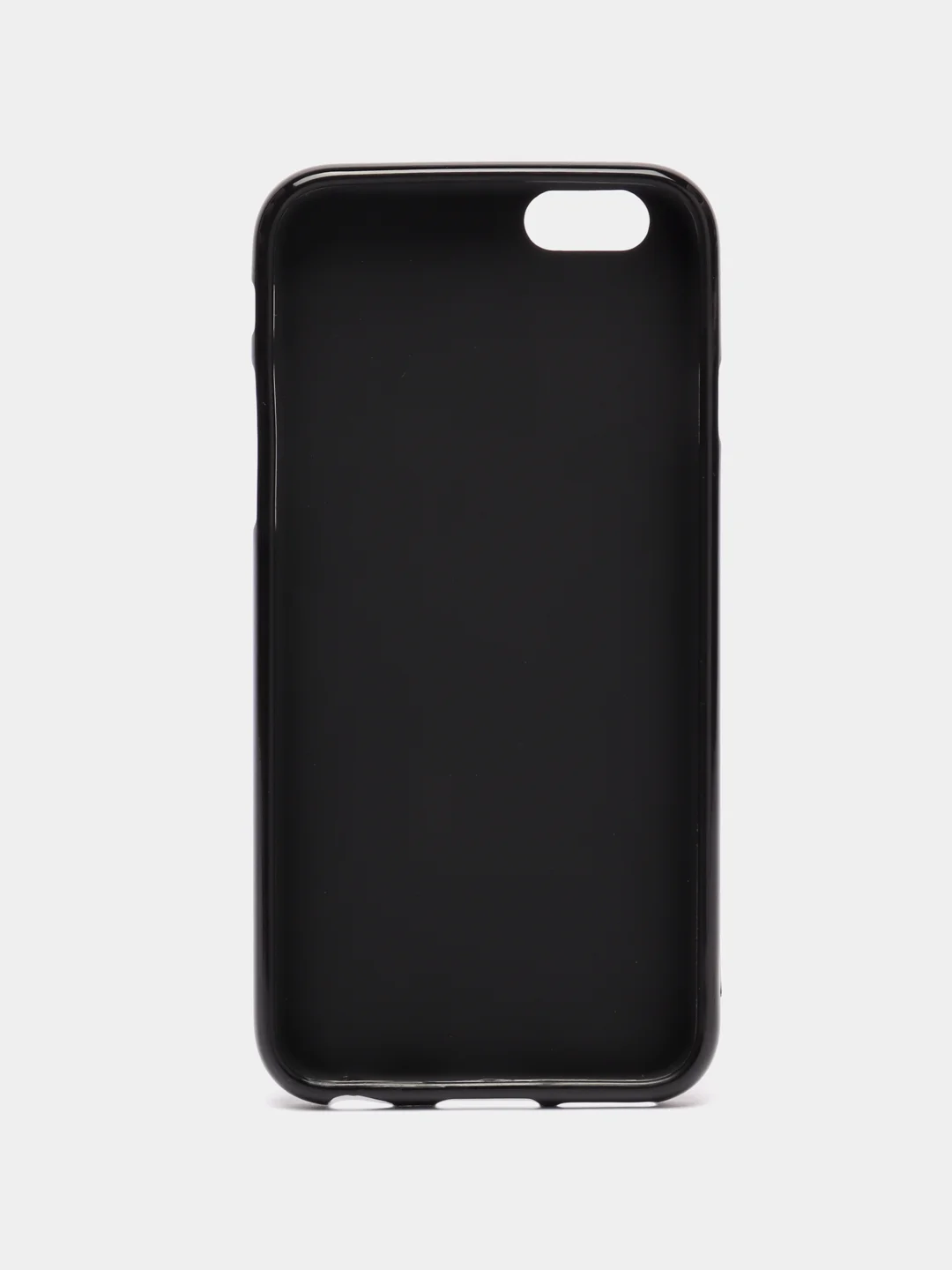Черный силиконовый чехол-накладка для iPhone 6 / 6S