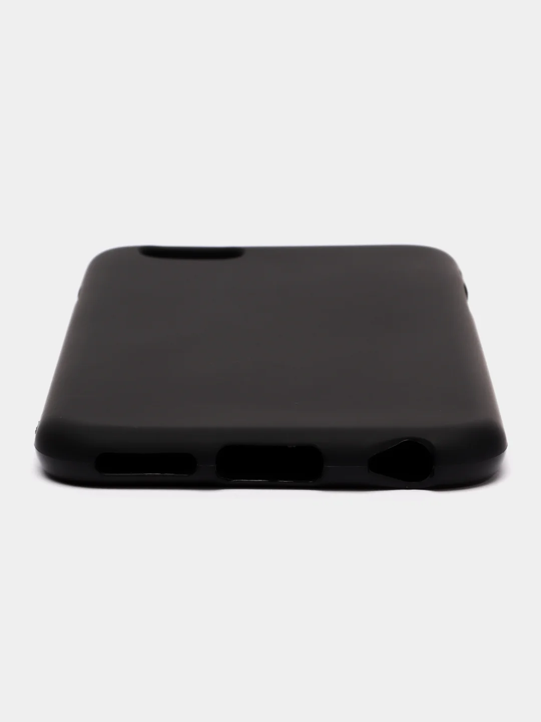 Черный силиконовый чехол-накладка для iPhone 6 / 6S