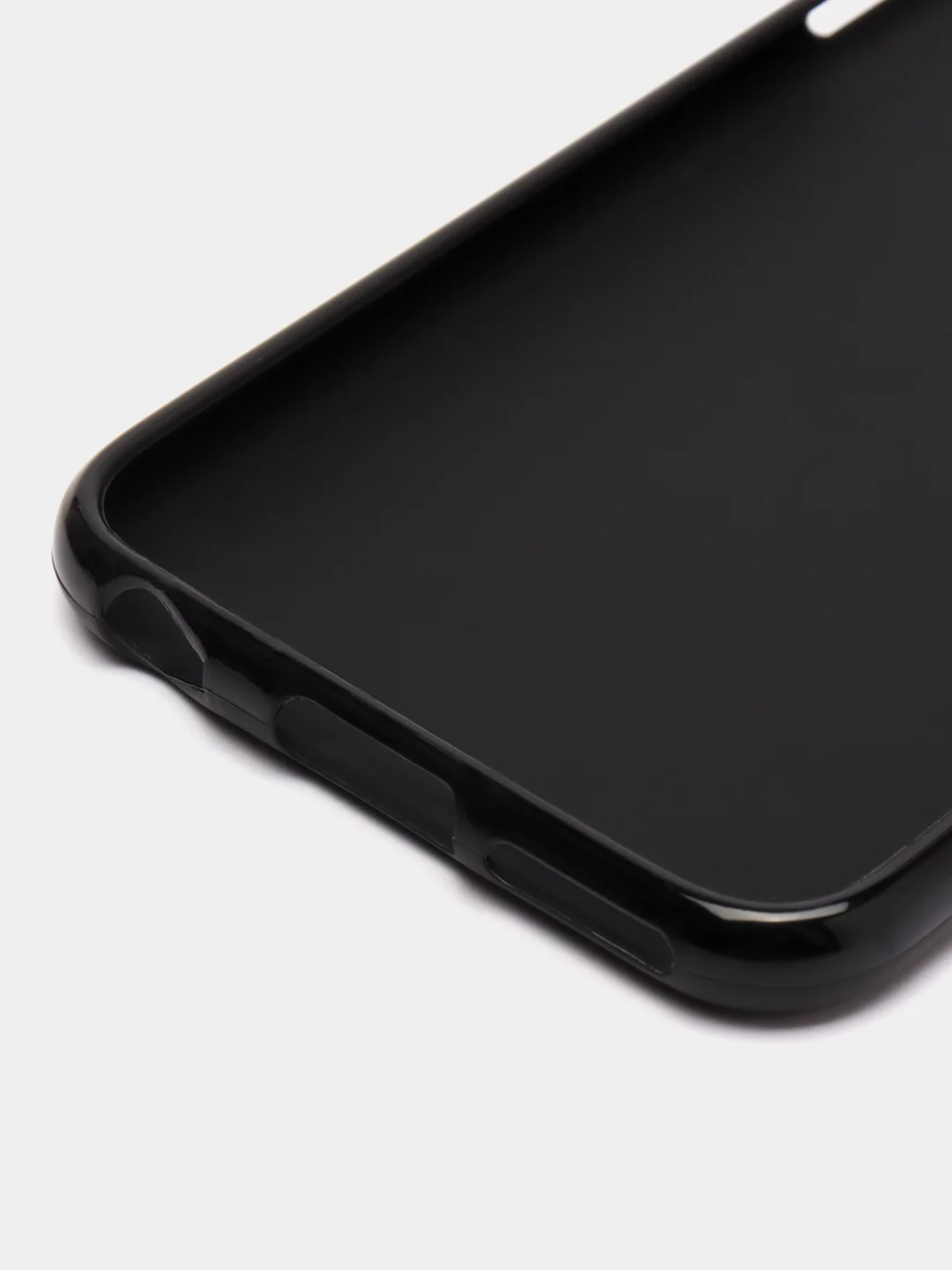Черный силиконовый чехол-накладка для iPhone 6 / 6S
