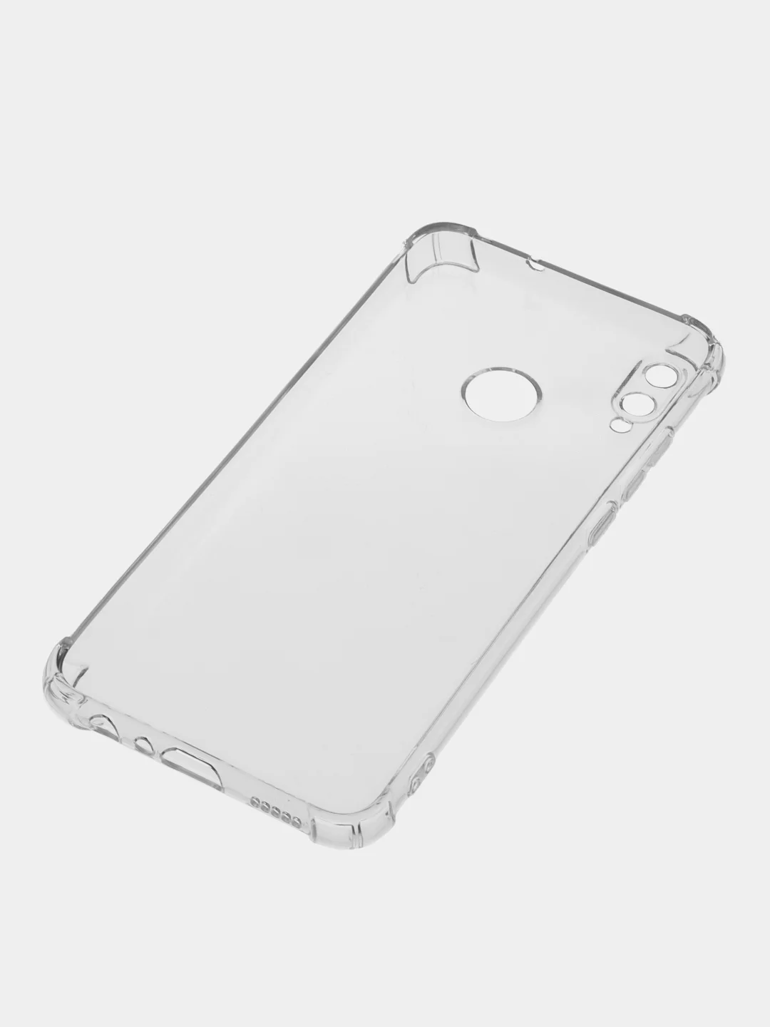 Прозрачный чехол противоударный для Honor 8X/ Хонор 8Х, прозрачный силиконовый, с защитой камеры