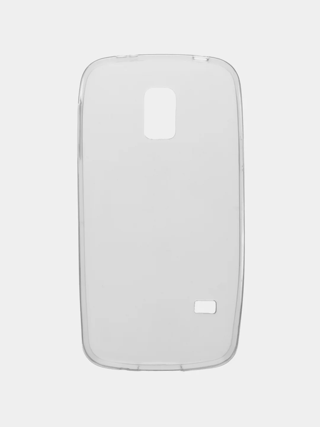 Белый чехол силиконовый для Samsung Galaxy S5 mini