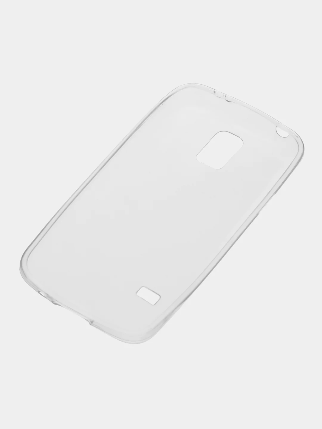 Белый чехол силиконовый для Samsung Galaxy S5 mini