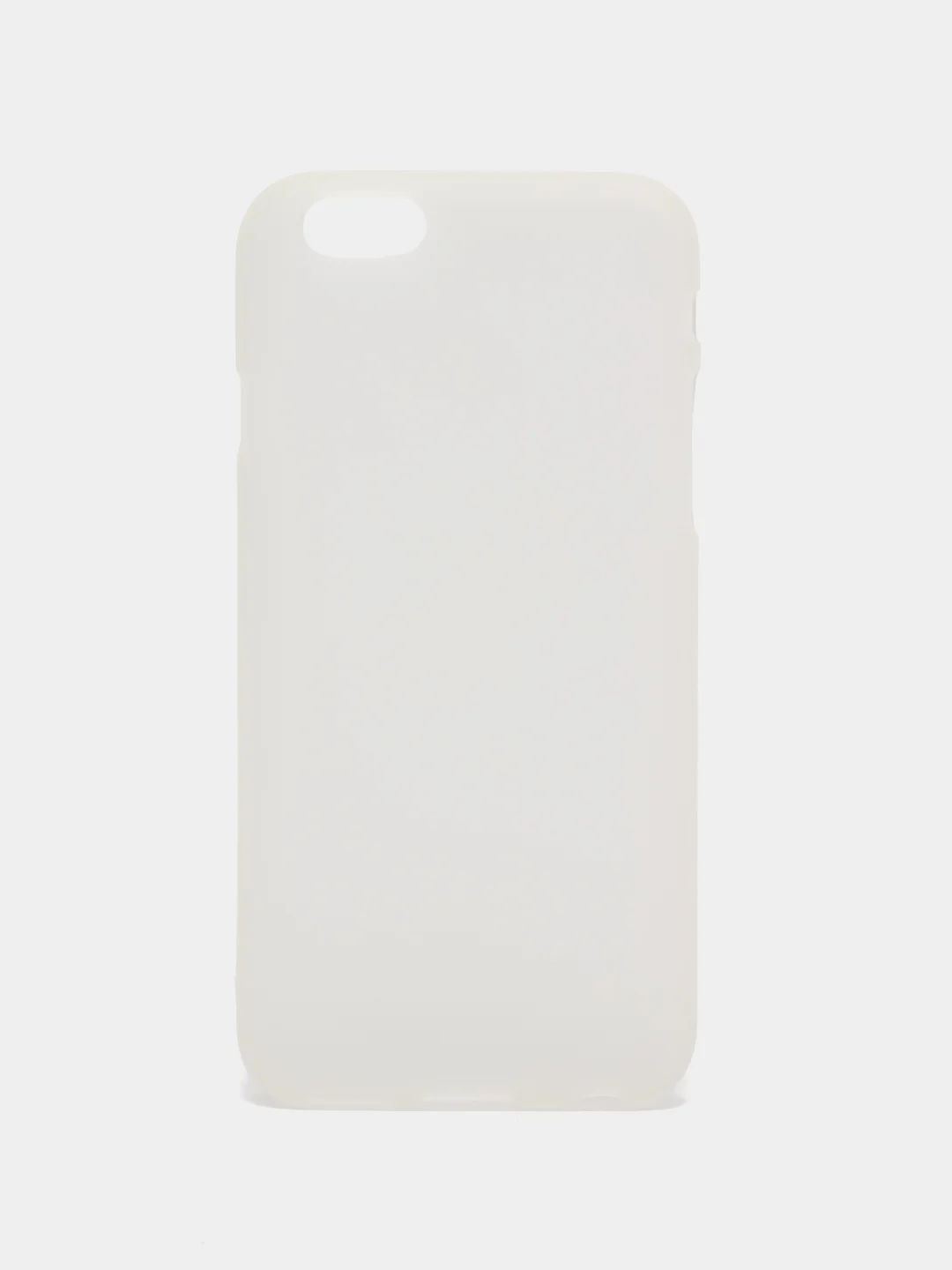 Белый силиконовый чехол-накладка для iPhone 6 / 6S