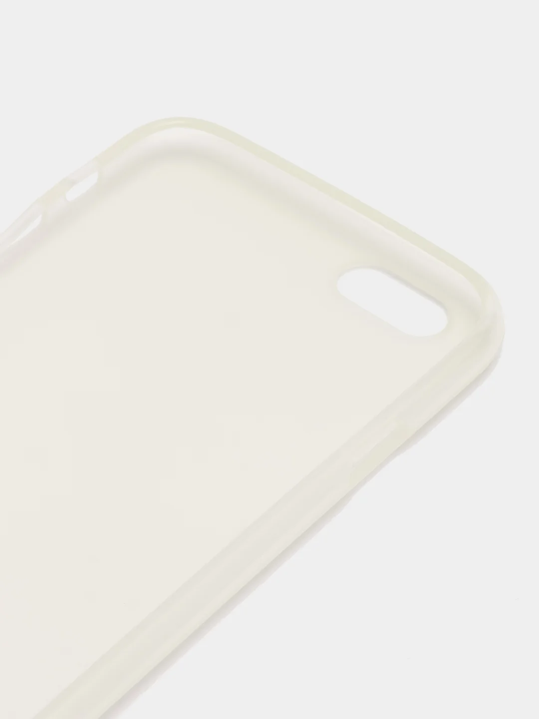 Белый силиконовый чехол-накладка для iPhone 6 / 6S