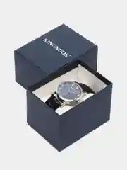 Темно-синий мужские наручные часы KINGNUOS K-018 в подарочной упаковке