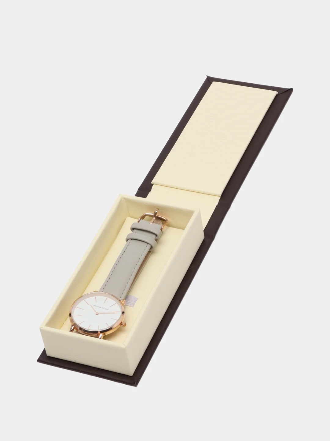 Серый женские наручные часы Hannah Martin HM1120 в подарочной упаковке