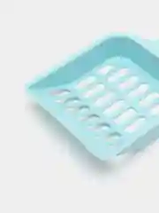 Бирюзовый туалет для котят и совок