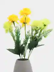 Лимонный искусственные цветы хризантемы, букет.
