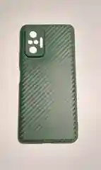 Чехол  XIAOMI REDMI NOTE 10 PRO карбон с защитой камерой