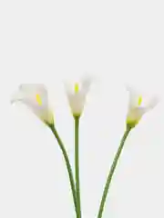 Белый искусственные цветы каллы, пионы, лилии 3шт, 5шт