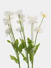Белый искусственные цветы маки, ветка мака 1шт, 3шт