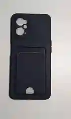 Синий чехол REALME 9i / OPPO A96 с защитой камеры, карман для пластиковой карты