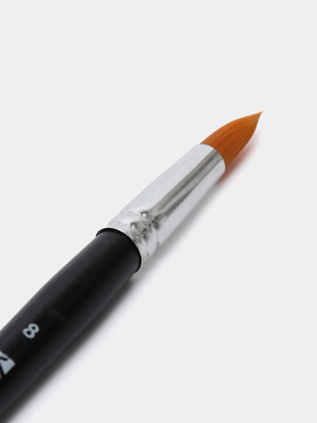 Кисточка (кисть) для рисования BRAUBERG синтетика, круглая, №8, 200853